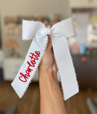 Personalized Long Tail Bow!
