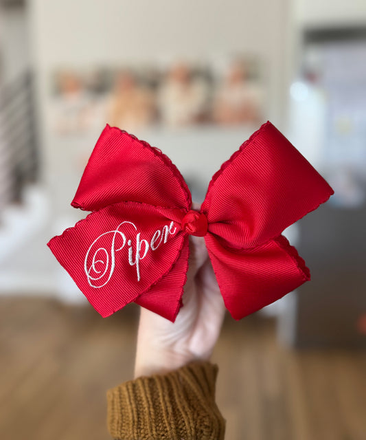 Red w/ Red Moonstitch