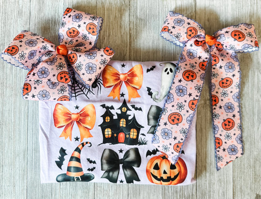 Jack-O-Lantern Bow!